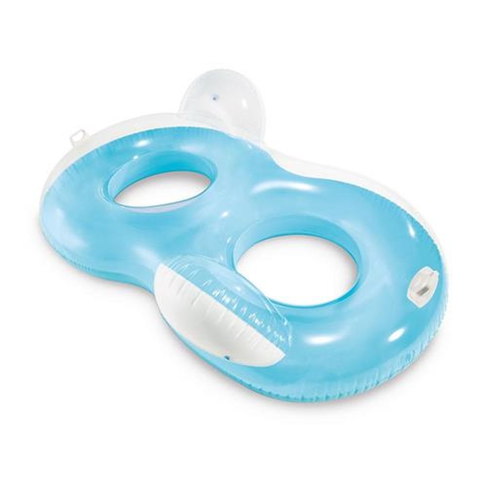 Poltrona Inflável para Piscina Double Azul Intex - 56800EU