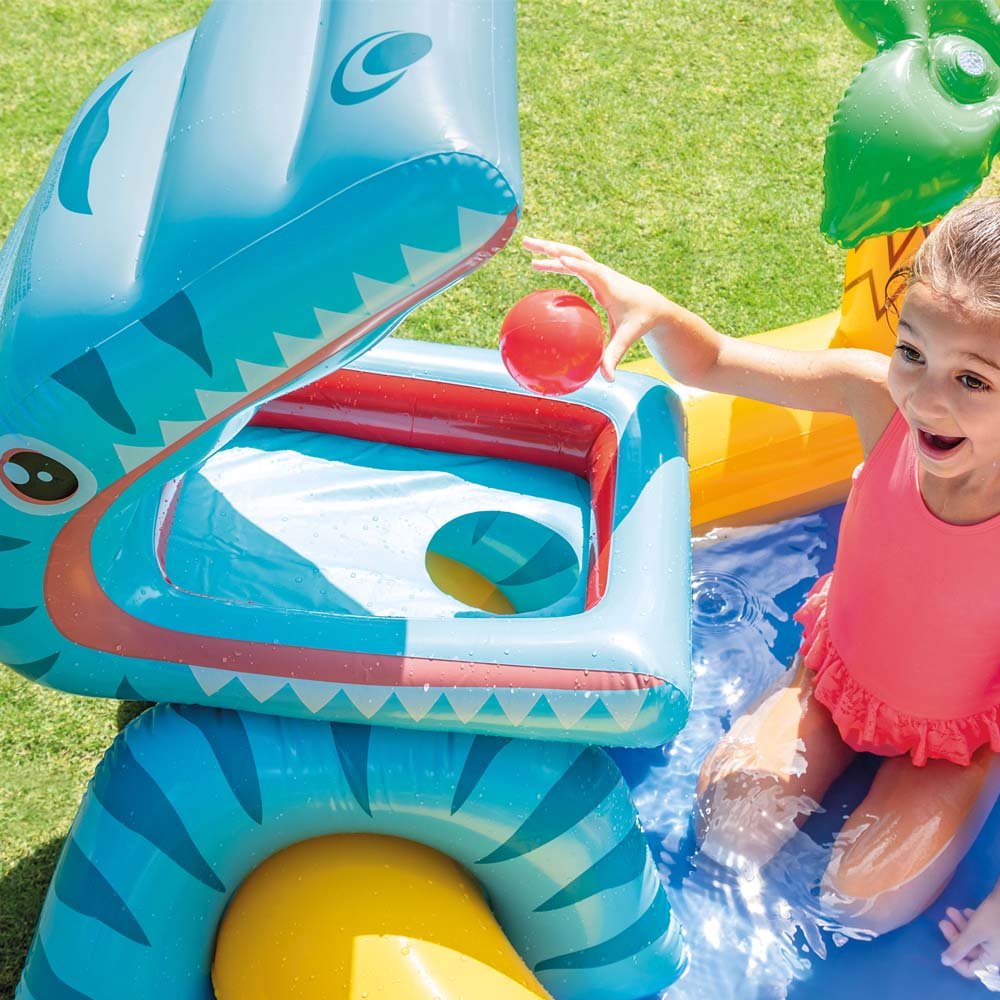 Centro de Diversões Playground Inflável Dinossauro 310L Intex - 57444NP