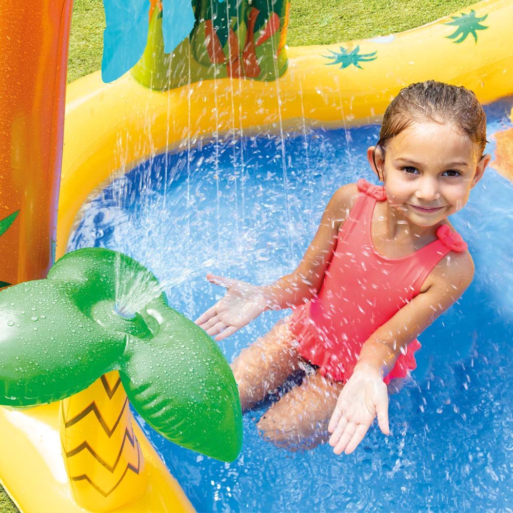 Centro de Diversões Playground Inflável Dinossauro 310L Intex - 57444NP