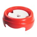 Bebedouro Plástico Especial Para Caes 1000 Ml - Pelos Longos Vermelho