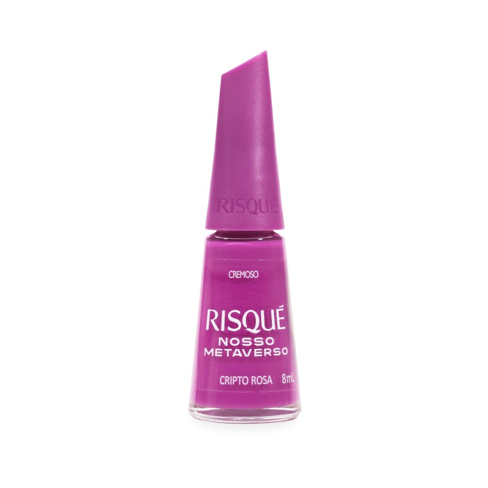 Esmalte Risqué Cremoso Cripto Rosa Blister 8ml