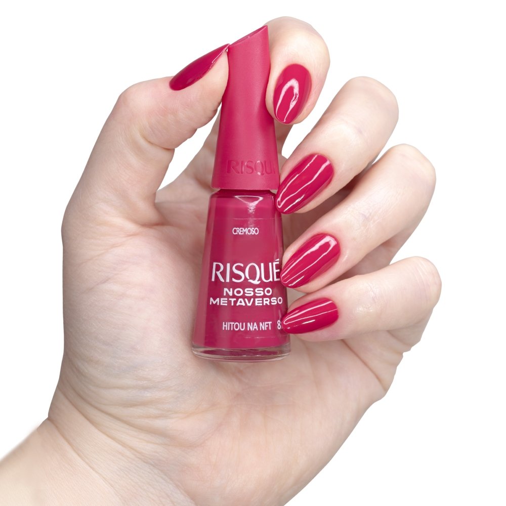 Esmalte Risqué Cremoso Hitou na Nft Blister 8ml