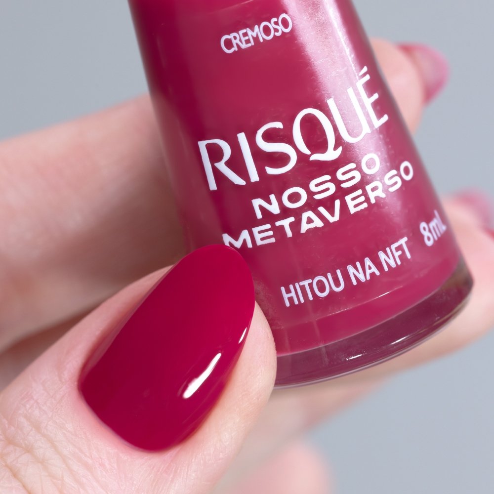 Esmalte Risqué Cremoso Hitou na Nft Blister 8ml