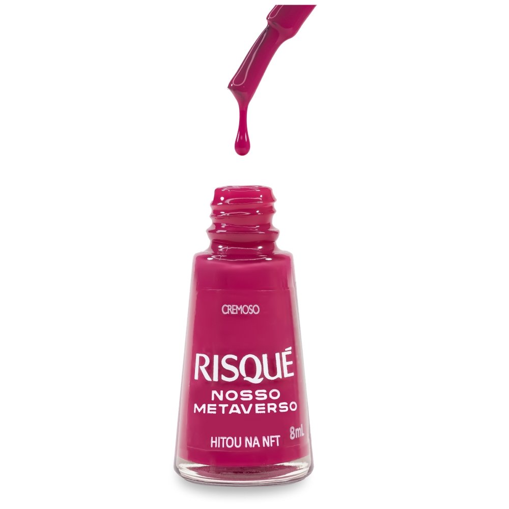 Esmalte Risqué Cremoso Hitou na Nft Blister 8ml