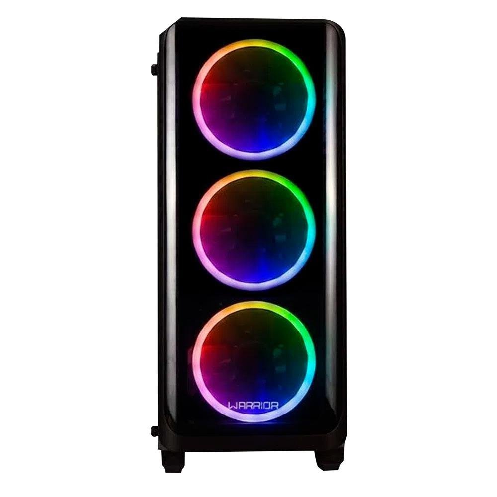 Desktop Gamer Warrior com Linux, Intel i3-9350KF + RX560 4GB, 8GB 240GB SSD - DT150