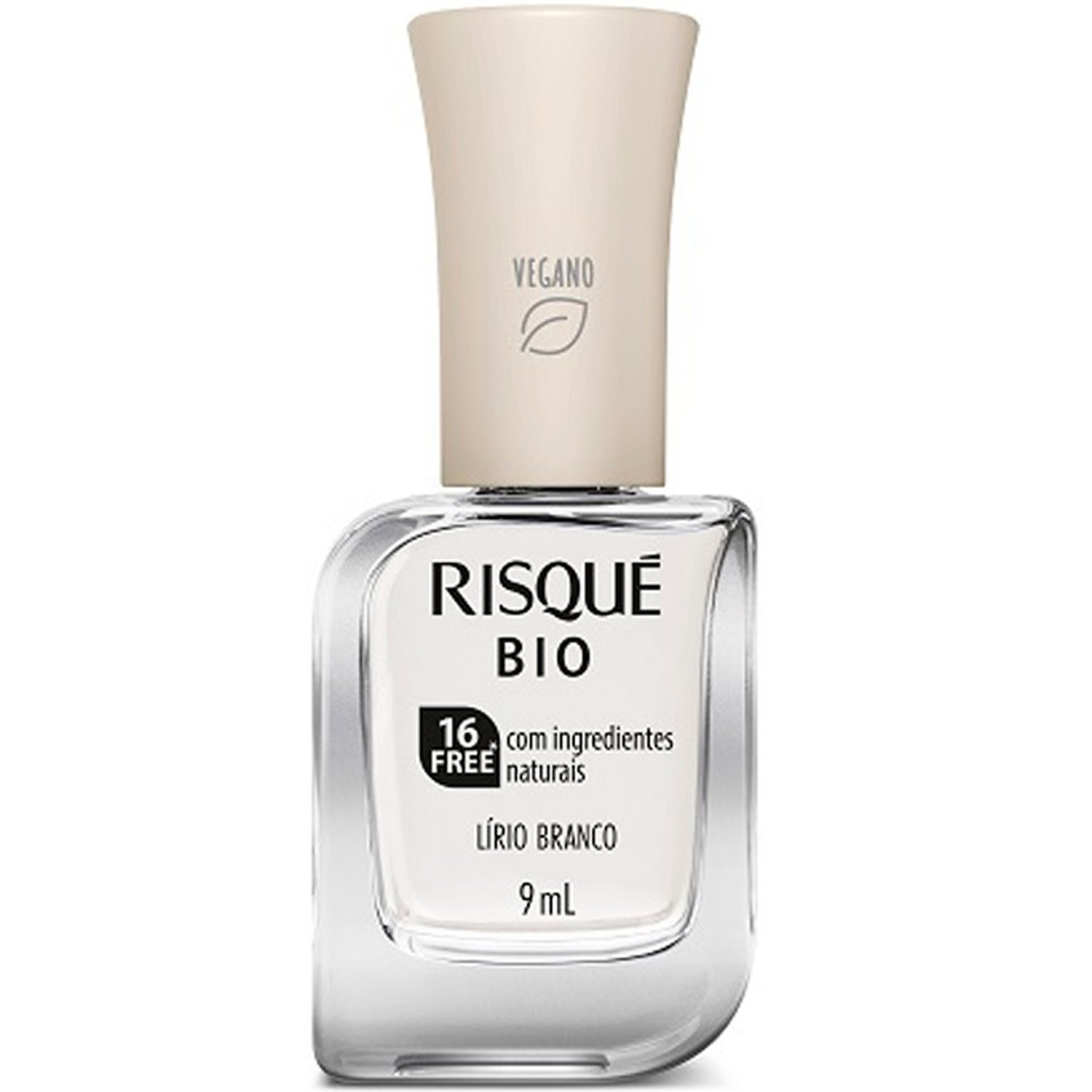 Esmalte Risqué Bio Lírio Branco Avulso Cremoso 9ml
