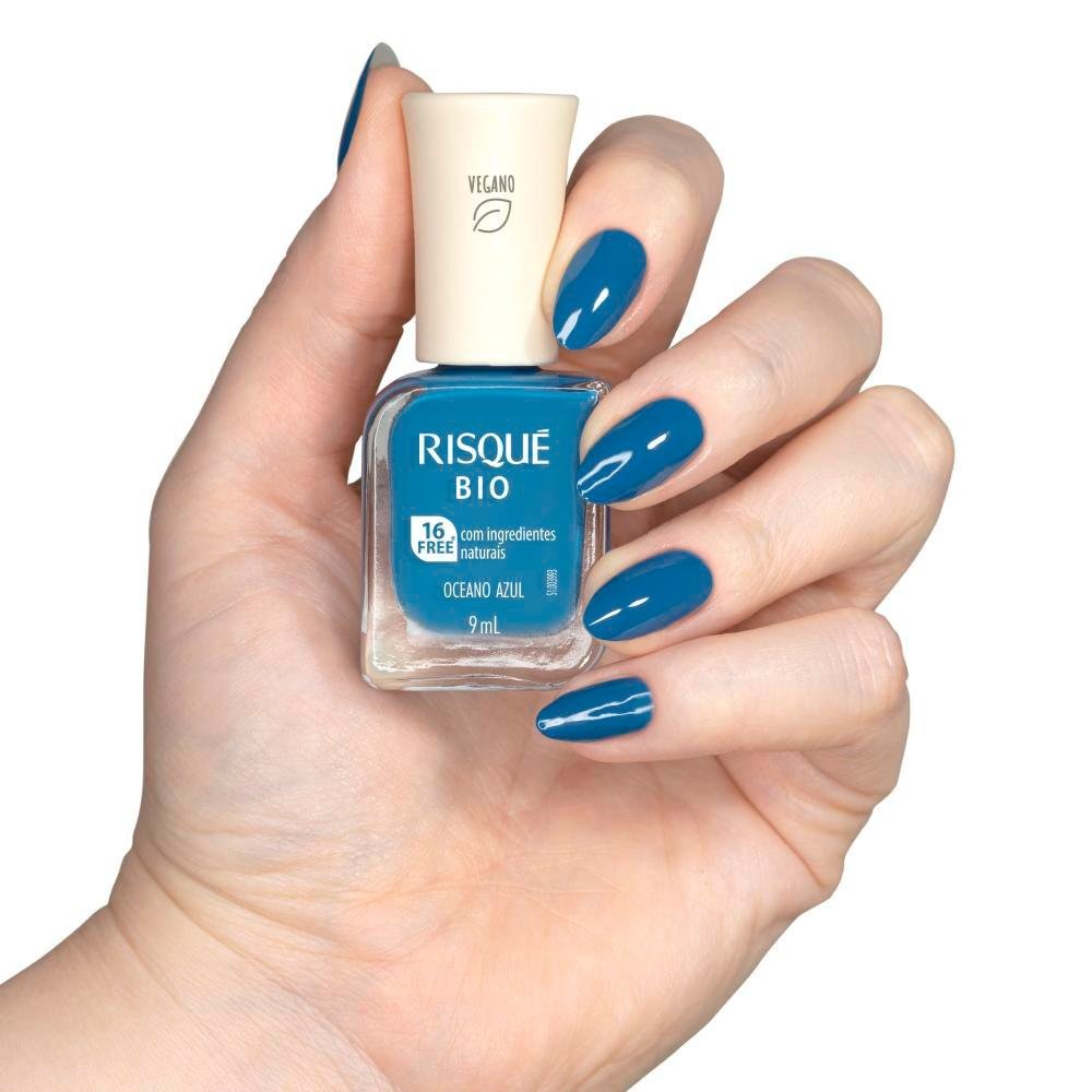 Esmalte Risqué Bio Oceano Azul 9ml