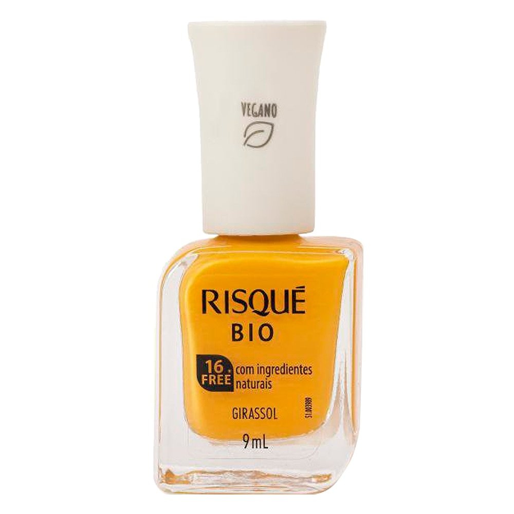 Esmalte Risqué Bio Cremoso Amarelo Girassol Avulso 9ml