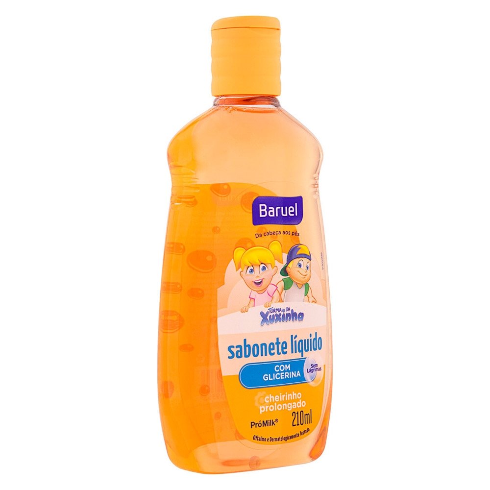 Sabonete Líquido Turma da Xuxinha com Glicerina 210ml