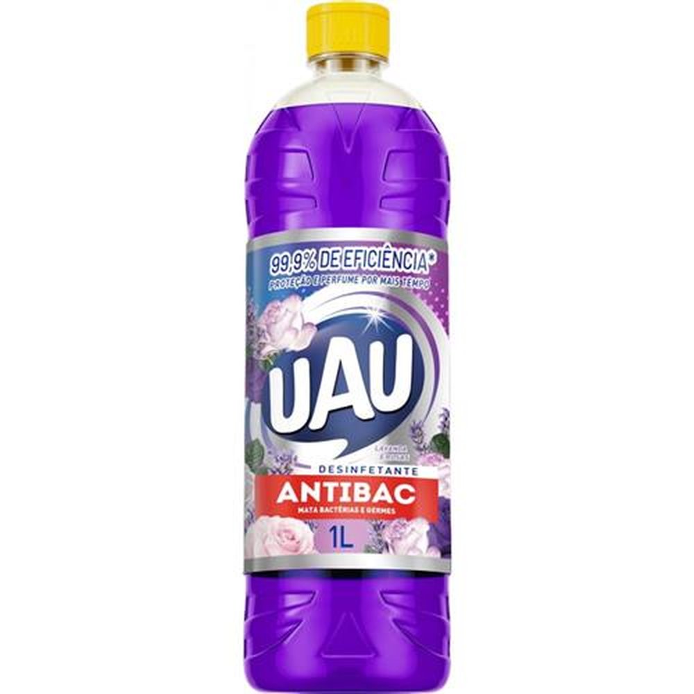 Desinfetante Uau Antibac Lavanda E Rosas 1L