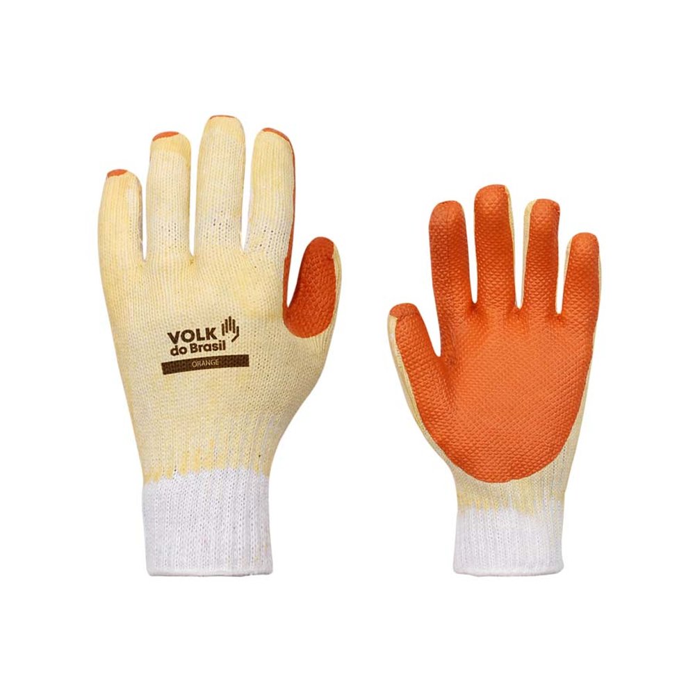 Luva Orange Latex Smart Tamanho G Volk