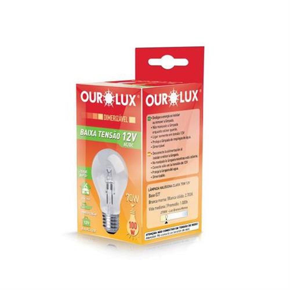 Lampada Eco Halogena Clara 70W 12V