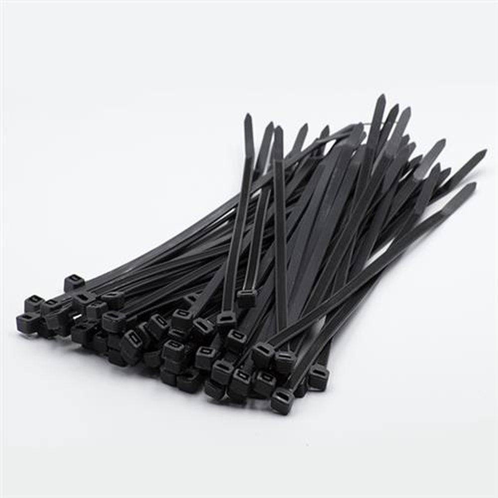 Abraçadeira De Nylon Preta 100 peças 200 X 2,5 mm