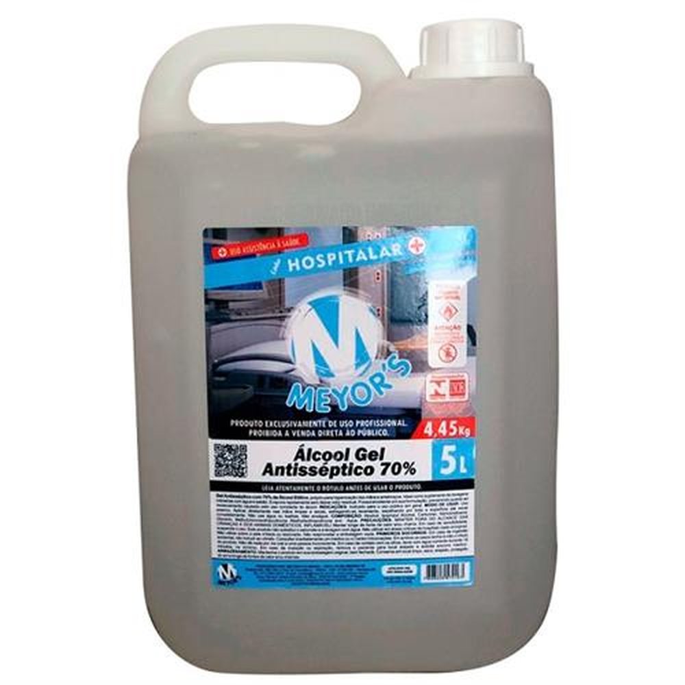 Alcool 70 Inpm Gel 5L Meyors - 1X5L