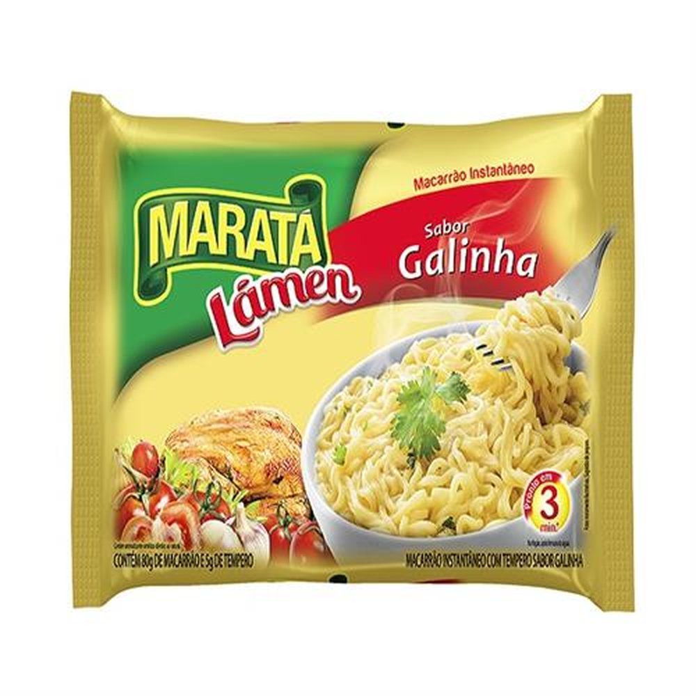 Macarrão Instantaneo Marata Galinha - 48X1X85G