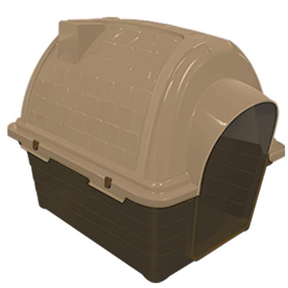 Casinha Plástico Furacão Pet Iglu N2,0 - Marrom Export