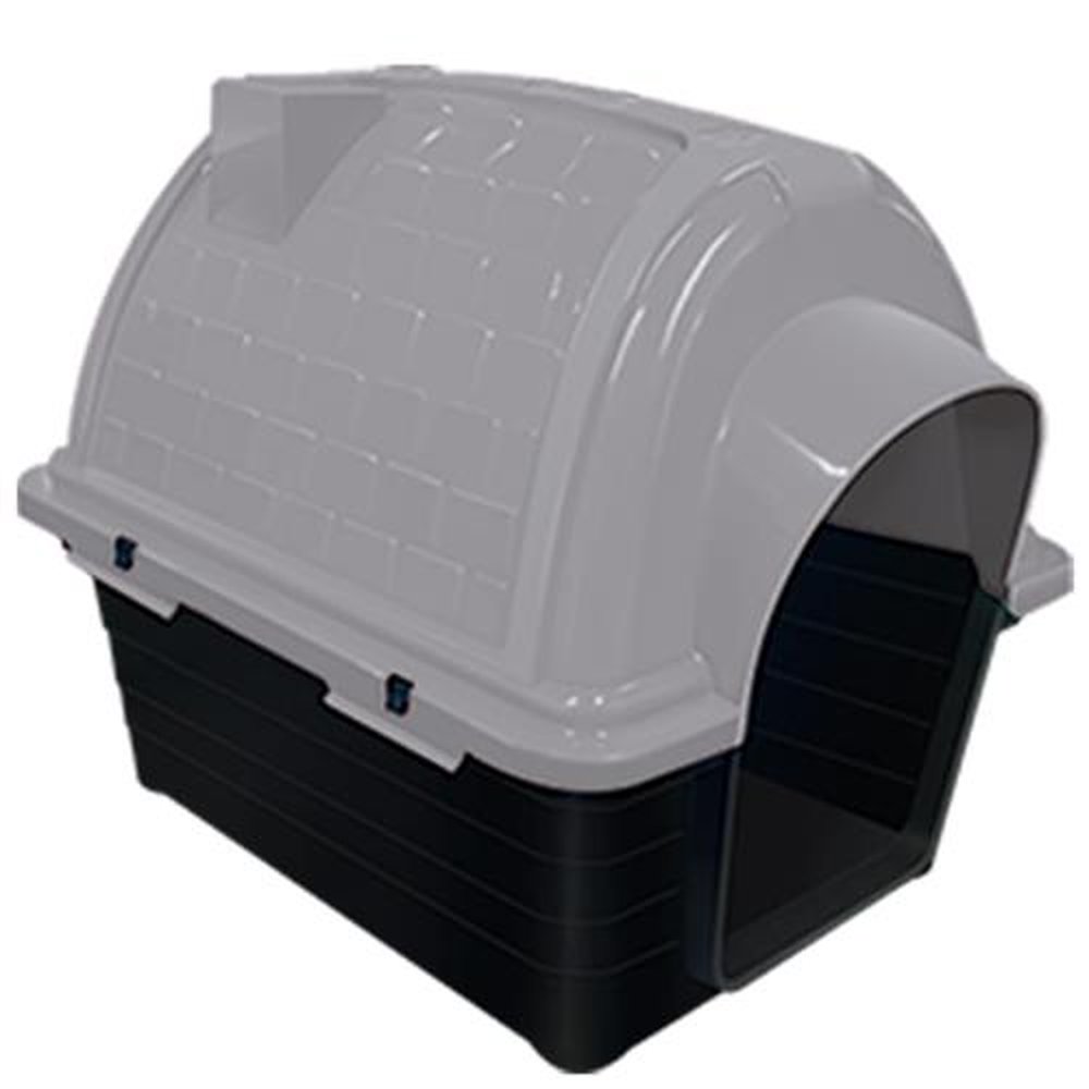 Casinha Plástico Furacão Pet Iglu N5,0 - Cinza Export