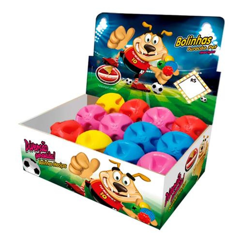 Bola Macica Colorida Super Ball 60 Mm - Emb Com 12 Cores Sortidas