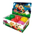 Bola Macica Colorida Dogao Com Cravo 80 Mm - Emb Com 6 Cores Sortidas