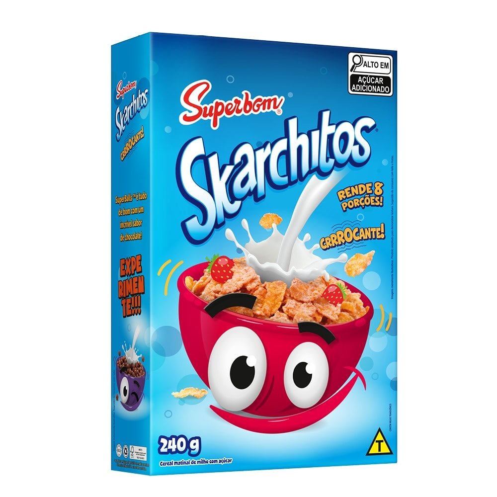 Cereal Superbom Skarchitos Milho 240g