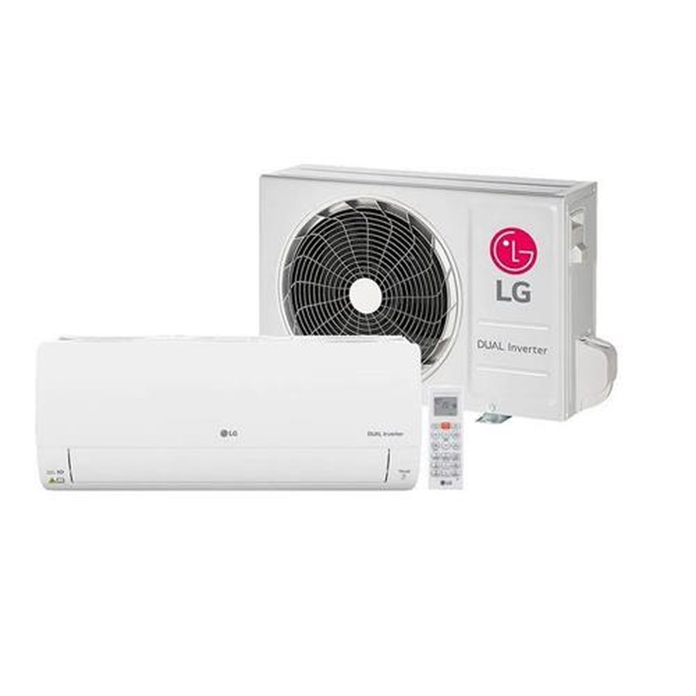 Ar Condicionado LG DUAL Inverter Voice UV Nano 9.000 BTUs Quente/Frio 220V