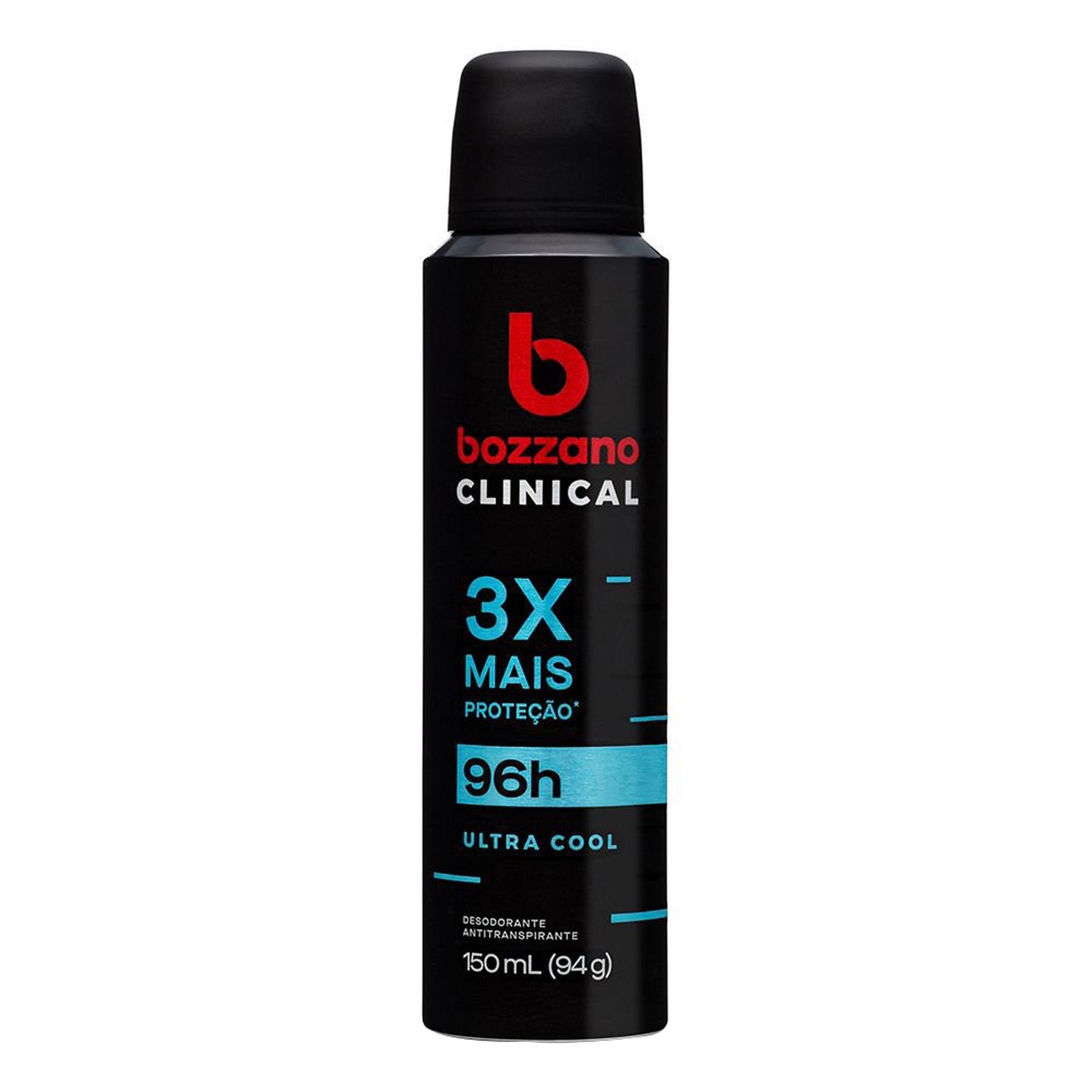 Desodorante Bozzano Clinical Ultra Cool Aerossol Antitranspirante Masculino 150ml