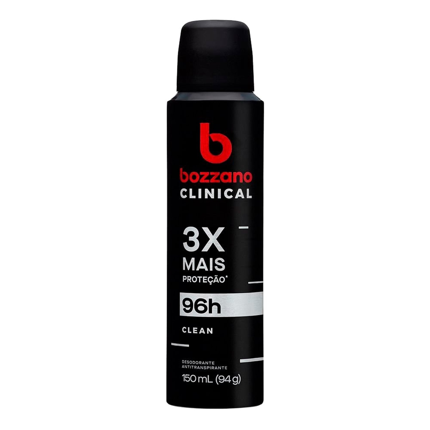 Desodorante Bozzano Clinical Clean Aerossol Antitranspirante Masculino 150ml