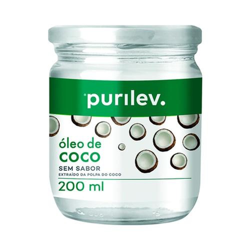 Oleo De Coco Purilev Sem Sabor 200ML-Unidade/1