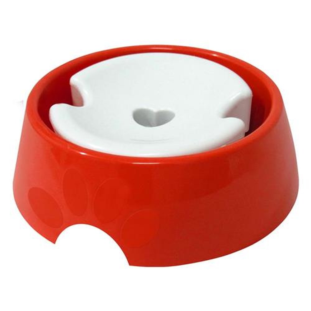 Bebedouro Plástico Pop Pelos Longos N3 - 1.000 Ml Vermelho