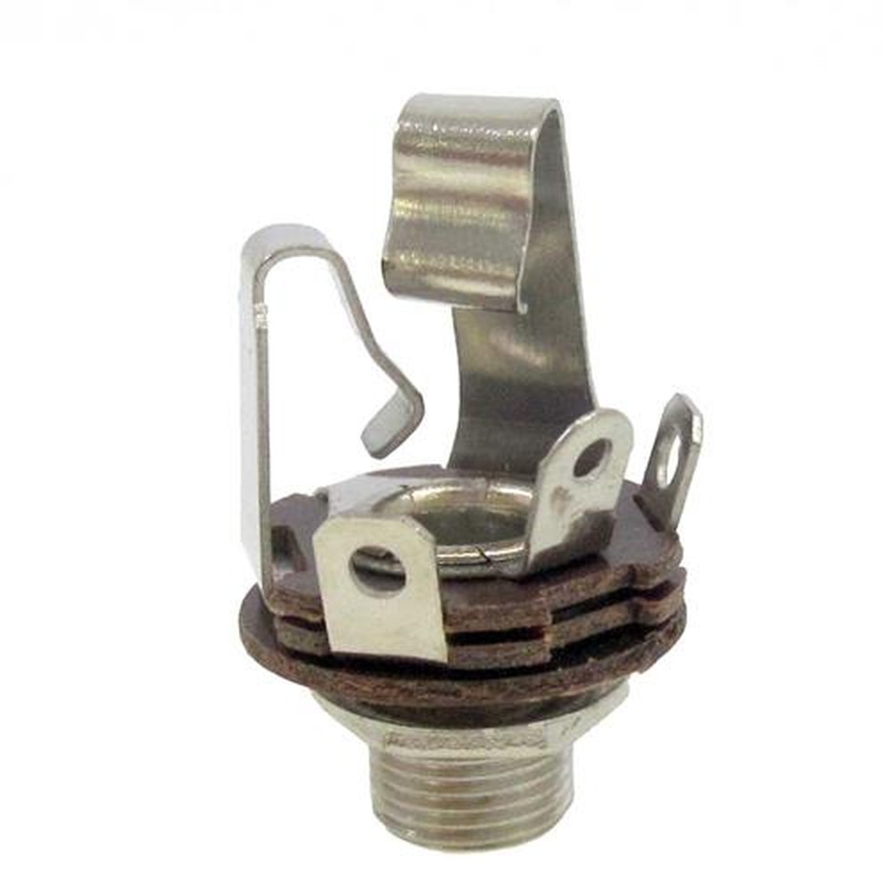 Jack J10 Stereo Circuito Aberto Niquelado Com 25 Peças