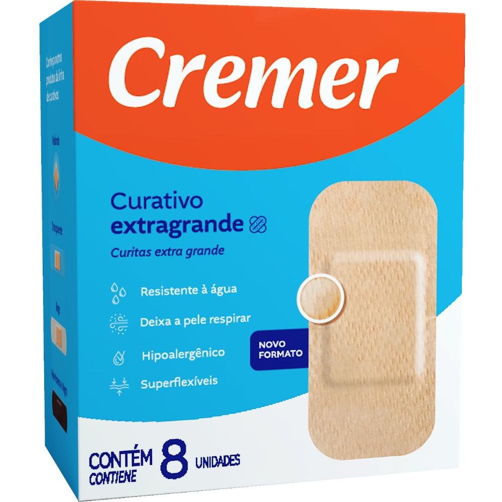 Curativo Cremer Extra Grande Xxg 08 Unidades