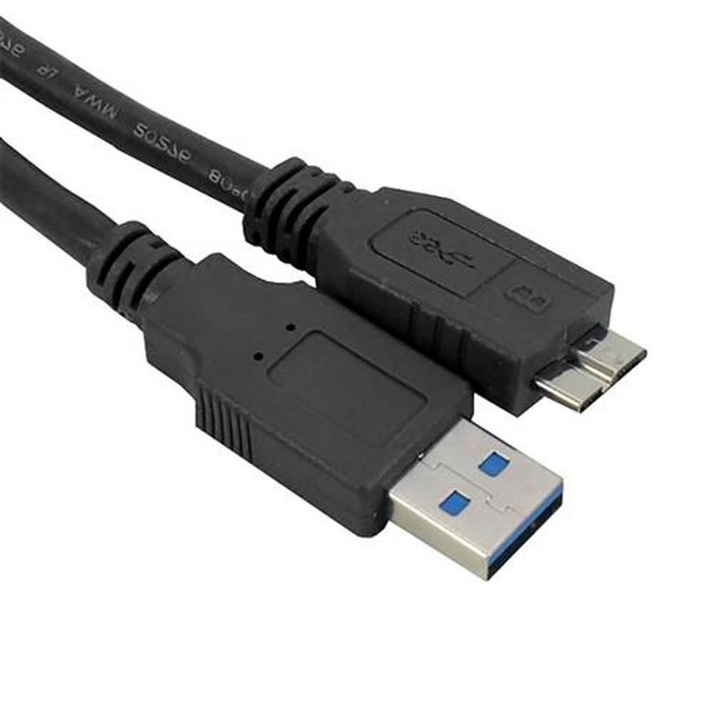 Cabo Usb-A Macho X Micro Usb-B Usb 3.0 80 Centímetros Preto