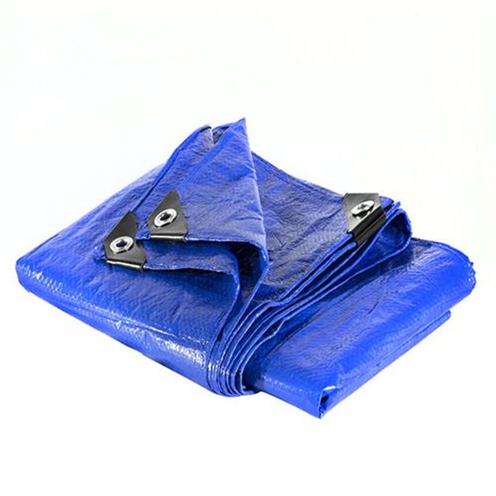 Lona De Polietileno 100 Micras Azul Uv 4x8 Metros