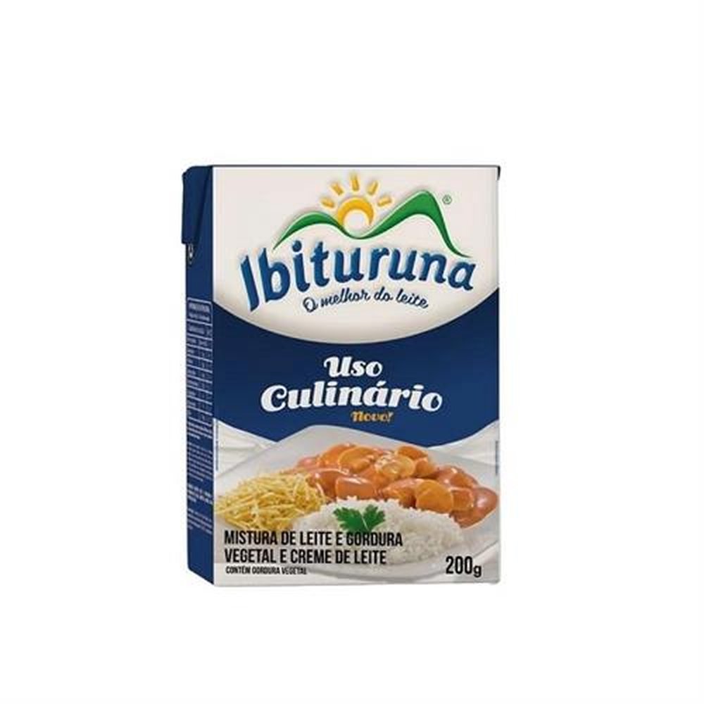 Creme Leite Ibituruna Culinario - 27X1X200Ml