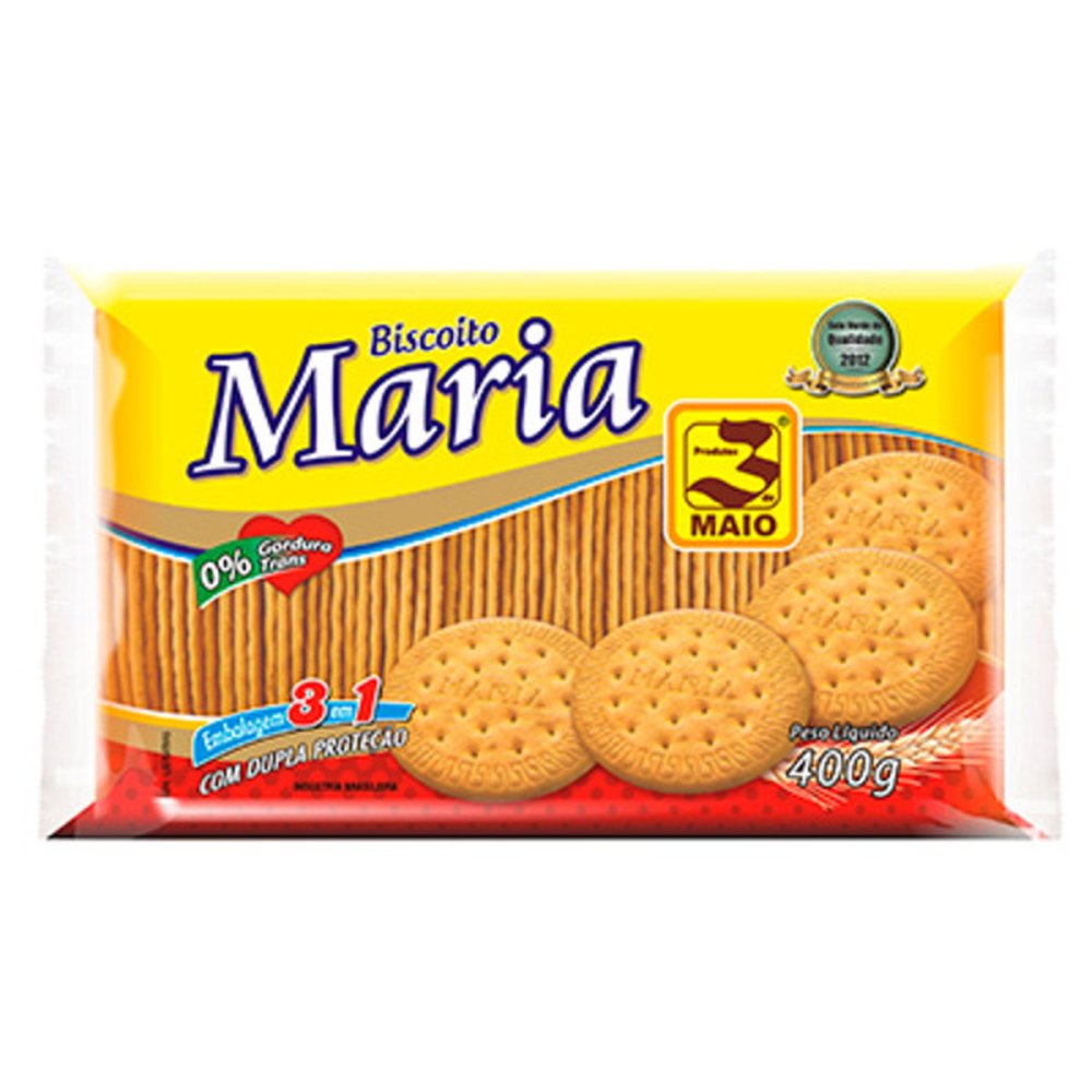 Biscoito 3 De Maio Maria 20 por 400G