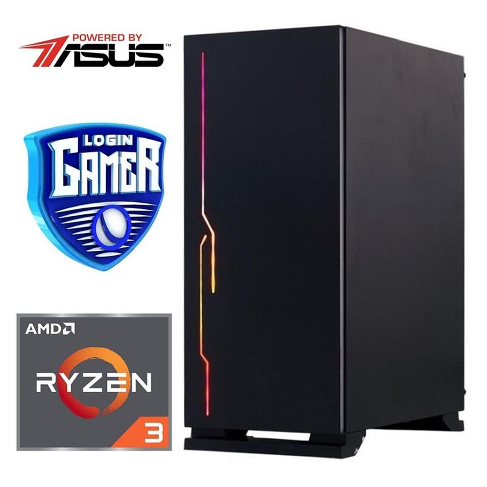 PC Gamer Login Powered By Asus AMD Ryzen 3 Pro 4350G 3.8GHz (Max. 4.0 GHz) 8GB Ram 3200 MHz SSD 256GB Linux