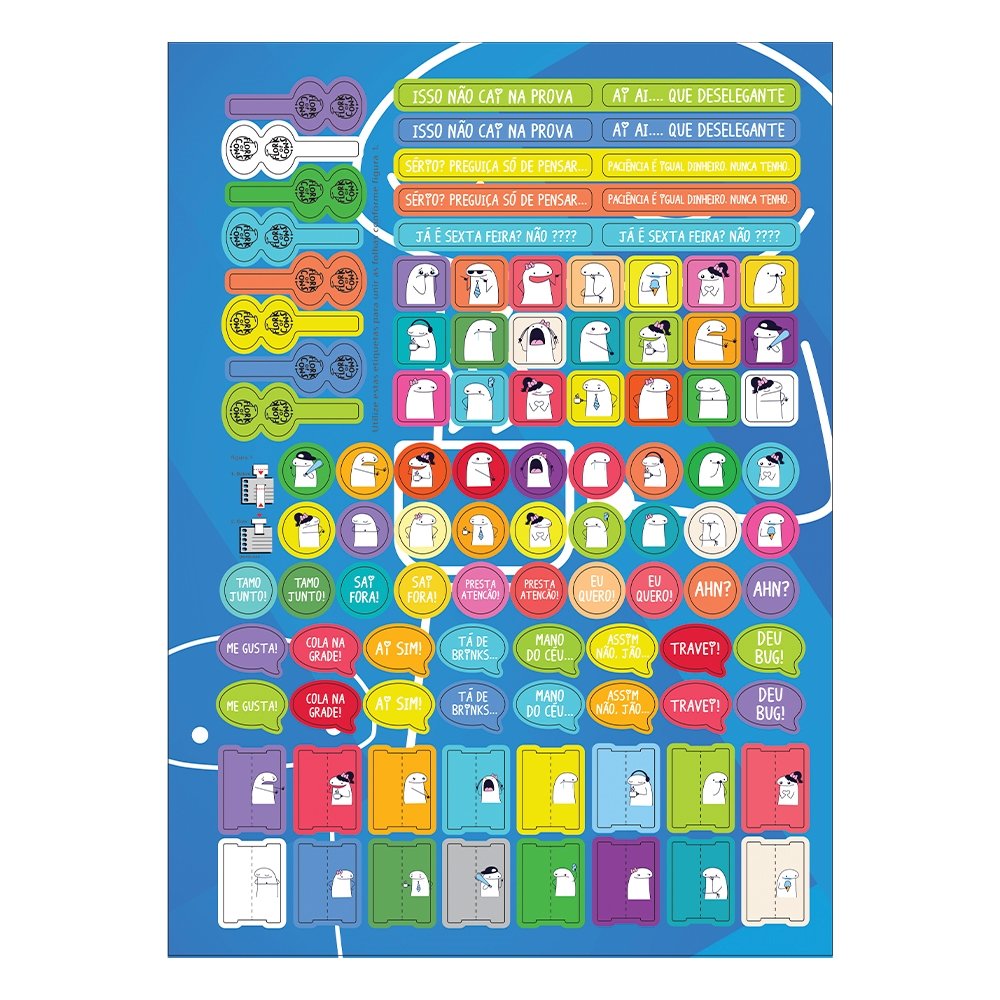 Caderno Espiral Jandaia Universitário Capa Dura Flork 1 Matéria 80 Folhas Embalagem com 4 Unidades