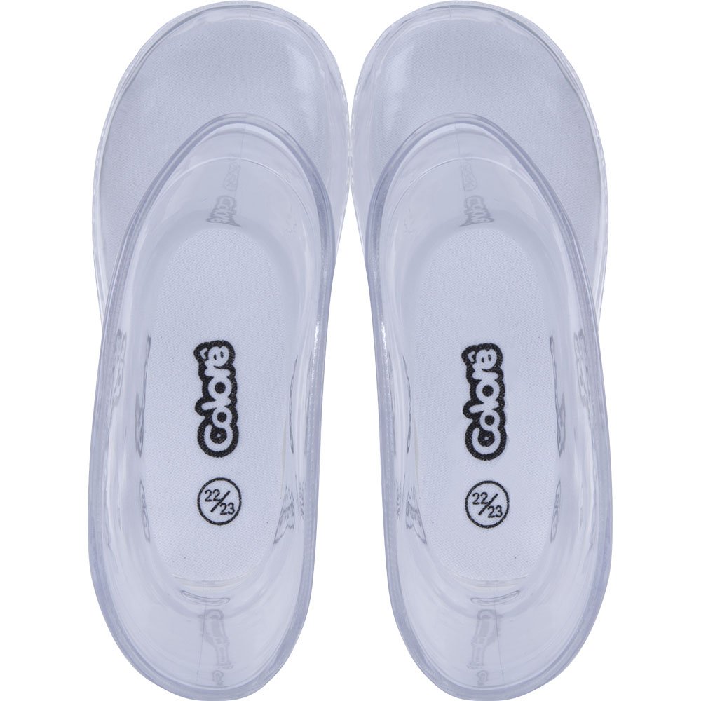 Kit Galocha Infantil Transparente Unissex Pimpolho 6 Pares - Numeração 22 A 33