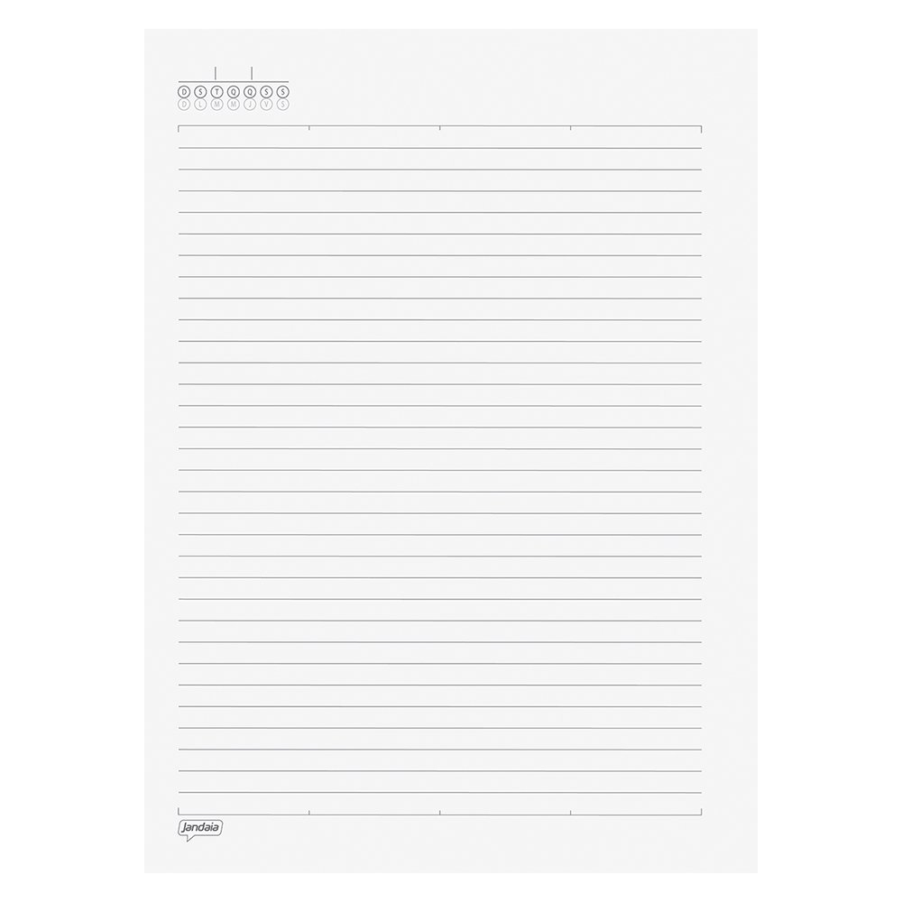 Caderno Espiral Jandáia Universitário Capa Dura, 12 Matérias, Stella, 192 Folhas - Embalagem com 4 Unidades
