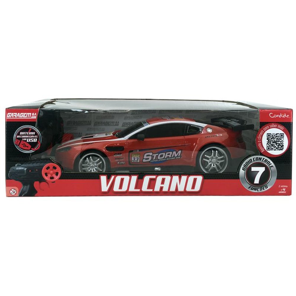 Veiculo Volcano Rc7 Funcões Pilhas