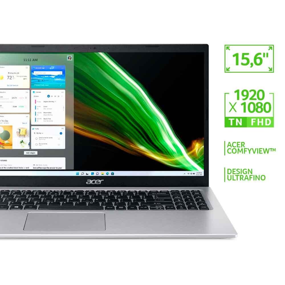 Notebook Acer 15,6" FullHD A515-56G-519A / i5-1135G7 / 8GB / 256GB SSD / Windows 11 Home / MX350 2GB