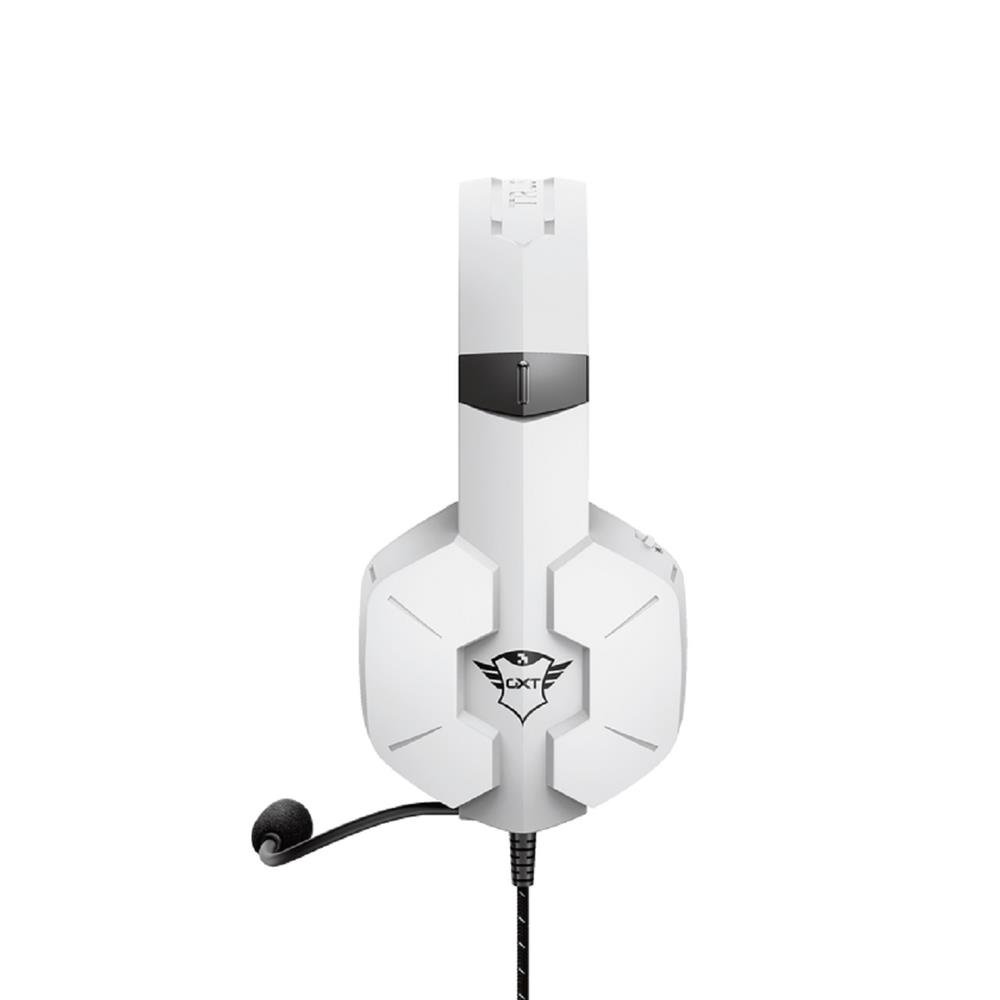 Headset Gamer Trust GXT 323W Carus, PS5, Drivers 50mm, 3.5mm, Over-ear, Branco