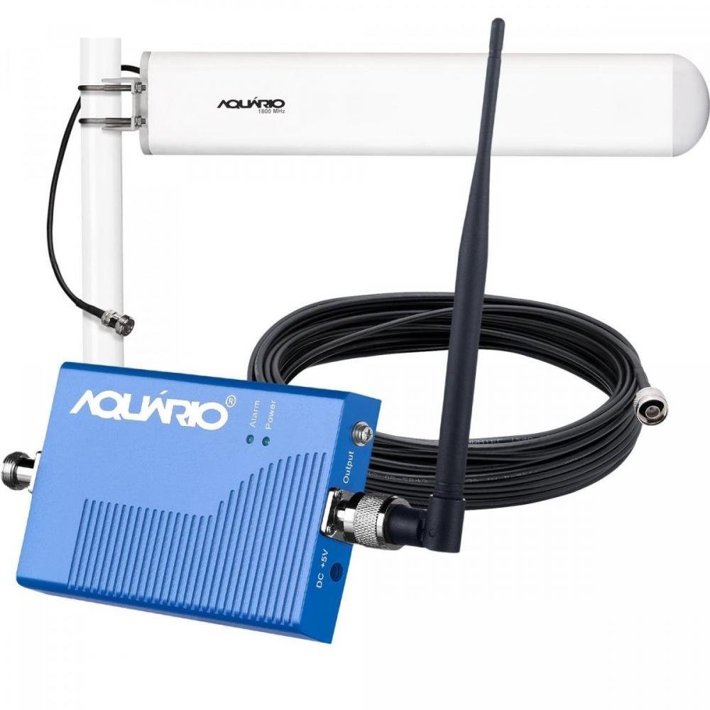 Kit Mini Repetidor de Sinal para Celular 1800MHZ RP1860 Aquário