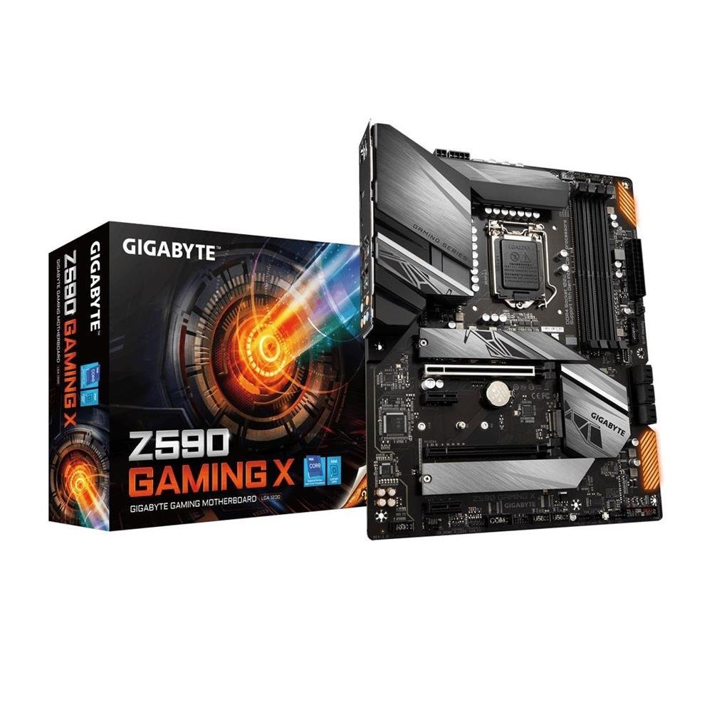 Placa Mãe Gigabyte Z590 GAMING X mATX LGA 1200 DDR4 3x M.2