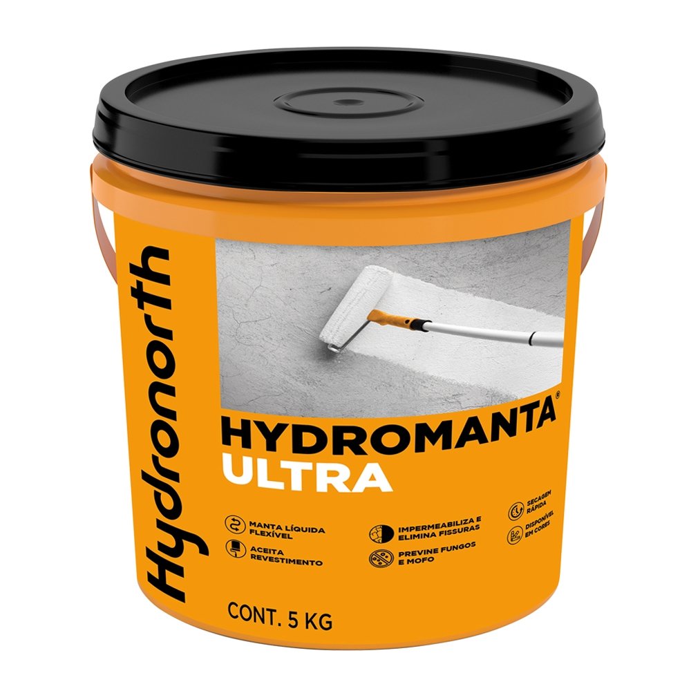 Hydromanta Ultra Hydronorth Líquida Preto Neutral Galão 5kg