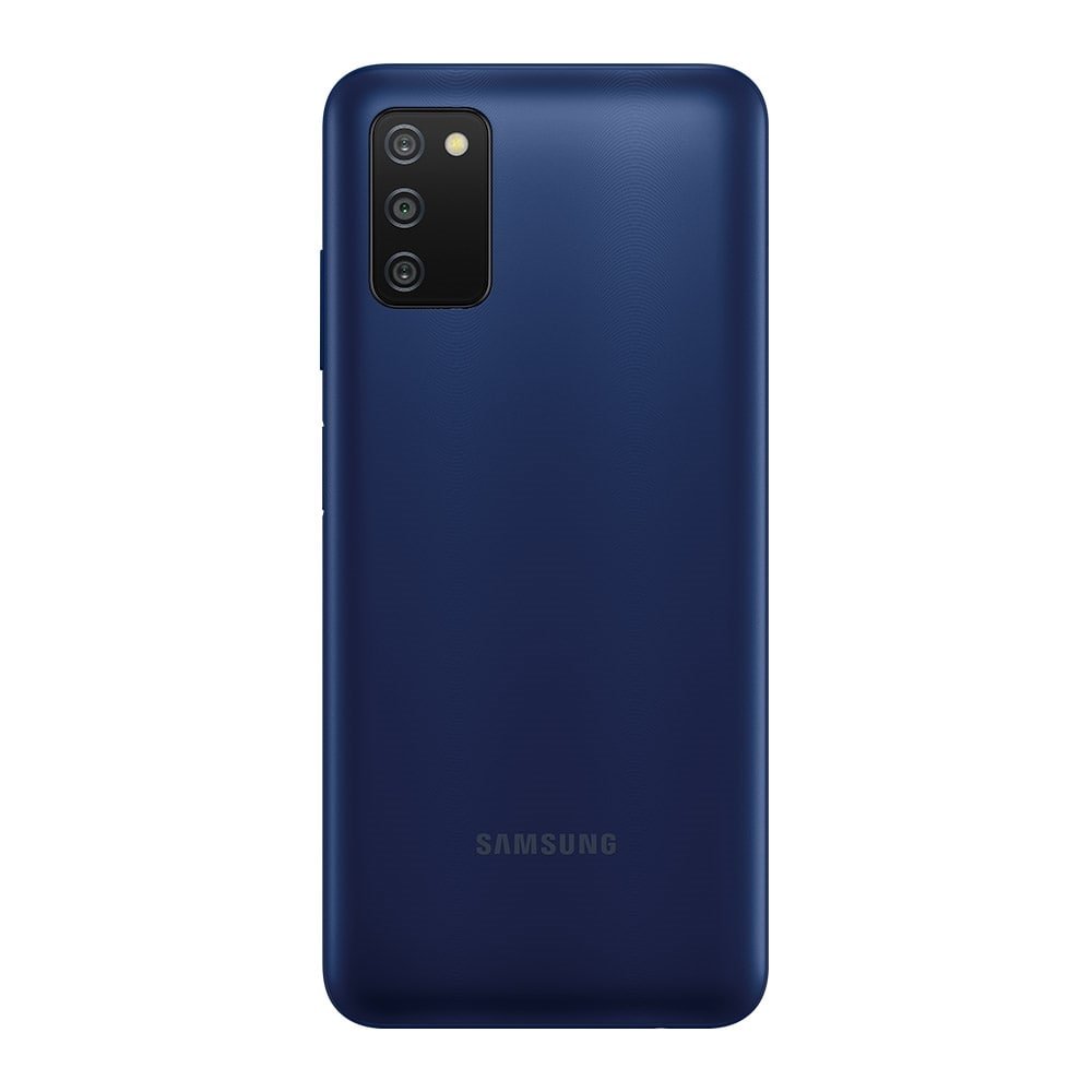 Smartphone Samsung Galaxy A03S Azul, Tela de 6.5", 4G+Wi-Fi, And. 11, Câm. Tras. de 13+2+2MP, Frontal de 5MP, 4GB RAM, 64GB