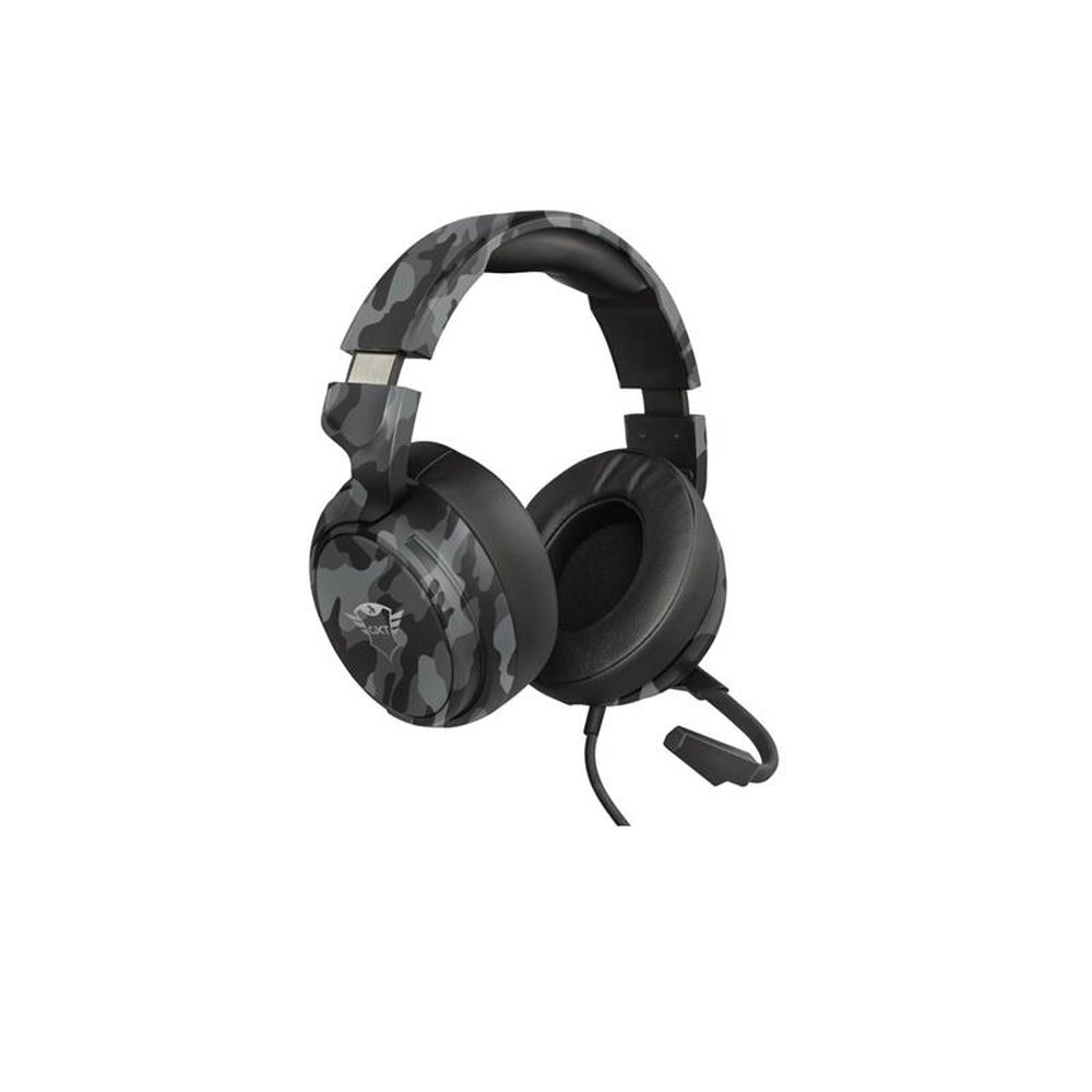 Headset Gamer Trust GXT 433K Pylo Mult Camuflado Preto