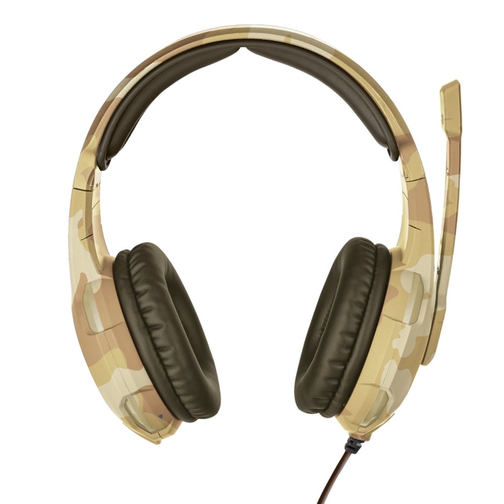 Headset Gamer Trust Gxt 310D Radius Camuflado Deserto