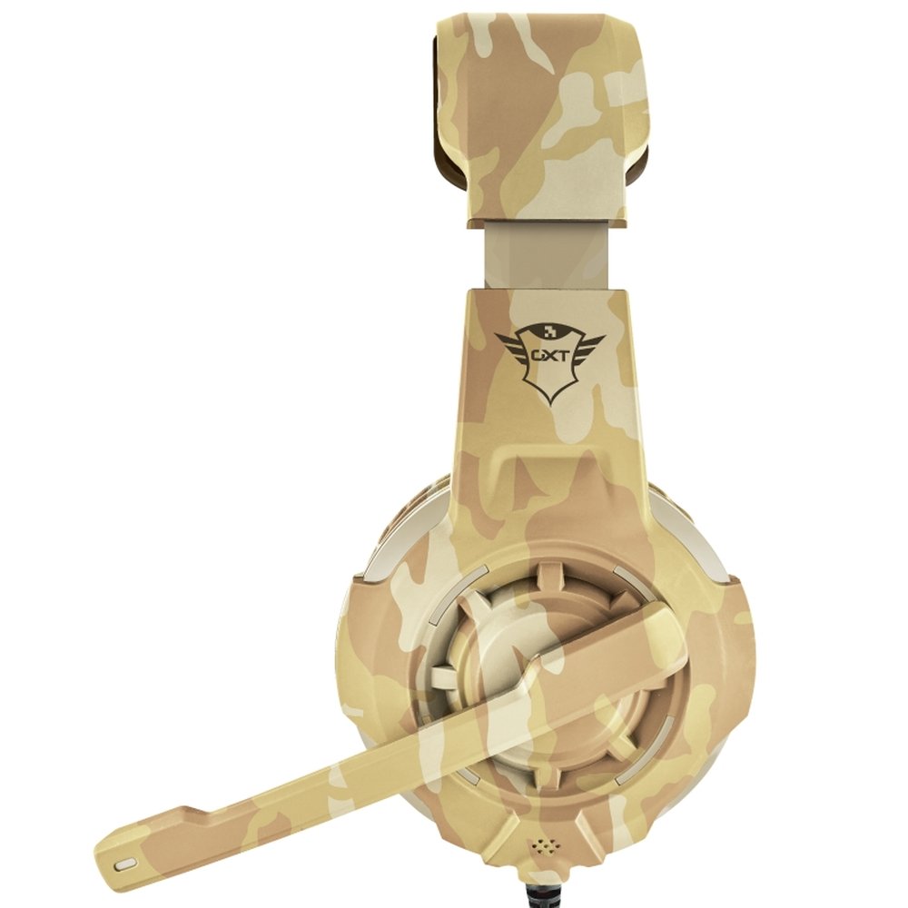 Headset Gamer Trust Gxt 310D Radius Camuflado Deserto