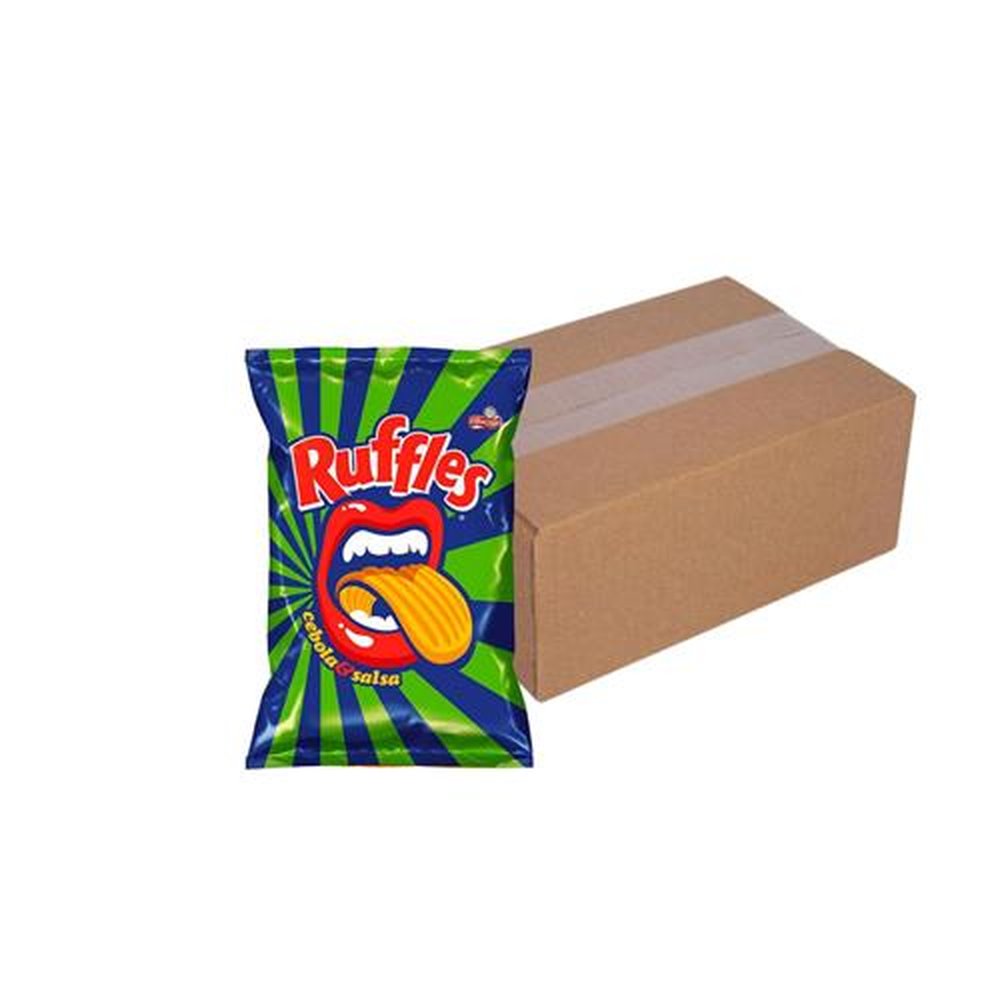 Caixa Com 48 Unidades De Batata Ruffles Sabor Cebola E Salsa 40g Pepsico